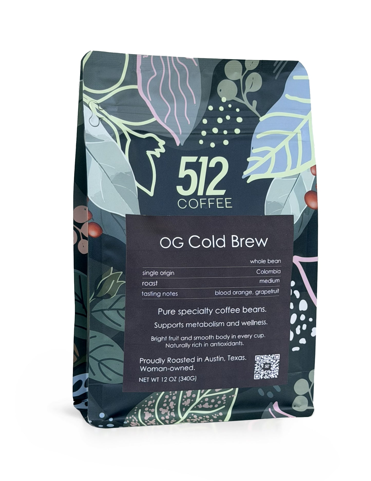 Specialty Premium COLD BREW, Colombia Whole Bean, Medium Roast