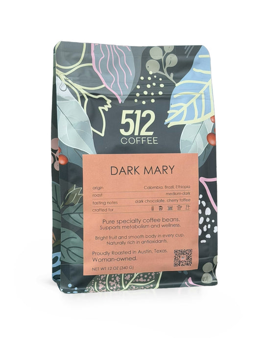 Specialty Whole Bean Medium-Dark Roast Blend – Dark Mary