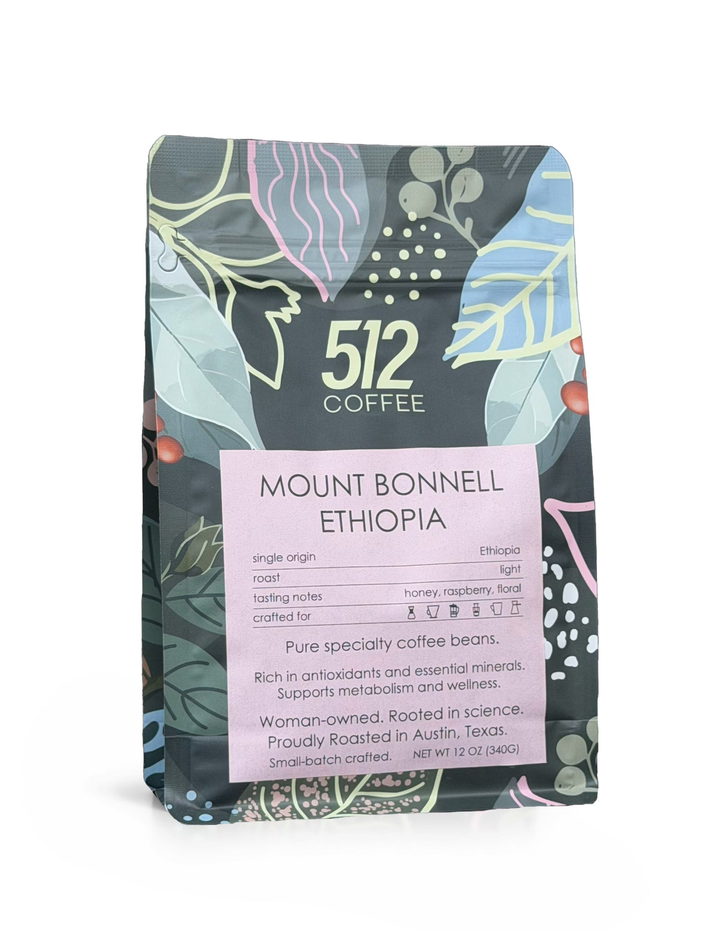 Specialty Ethiopian Whole Bean Coffee, Light Roast – Mount Bonnell Ethiopia