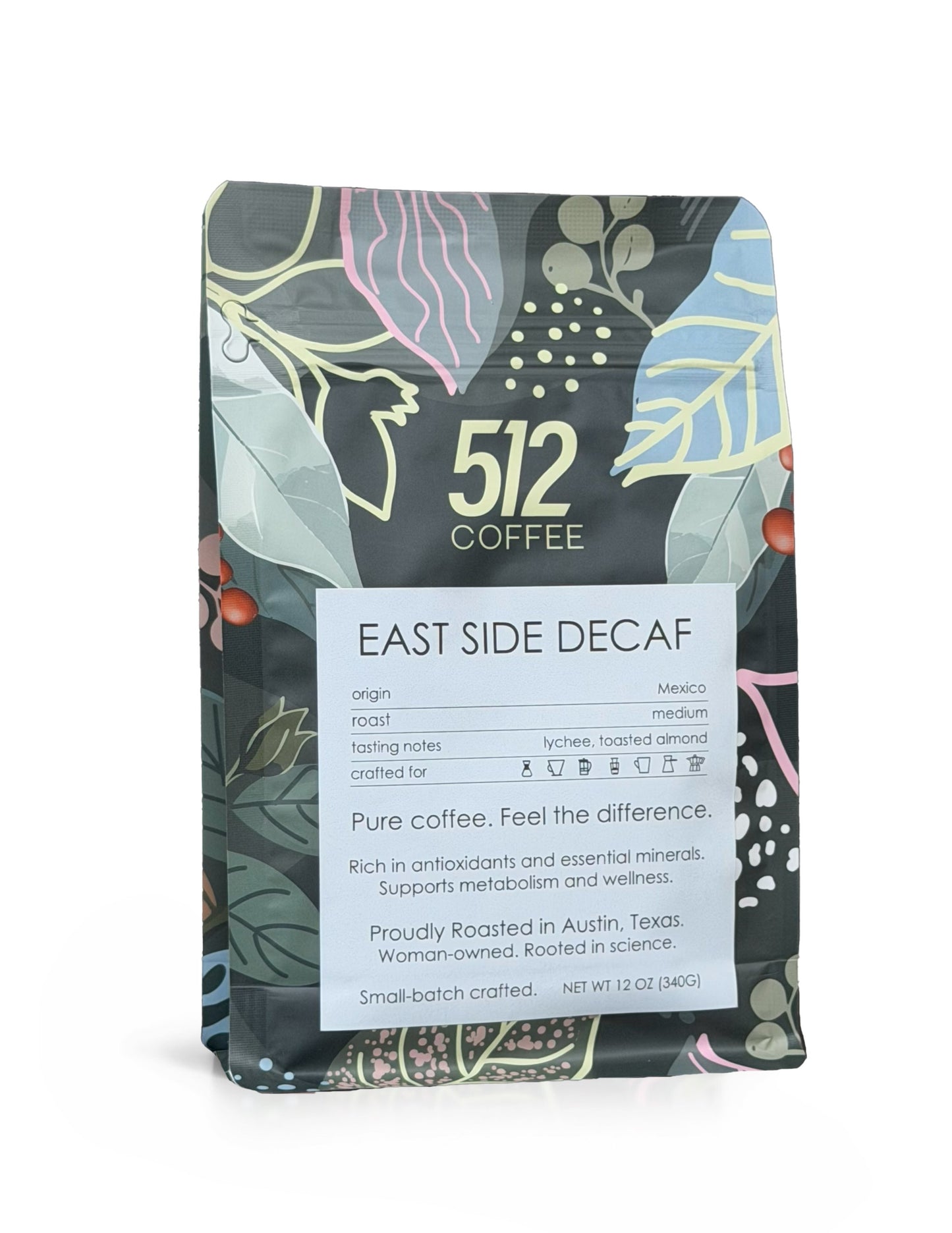 Specialty Naturally Decaffeinated Whole Bean, Medium Roast – East Side DECAF